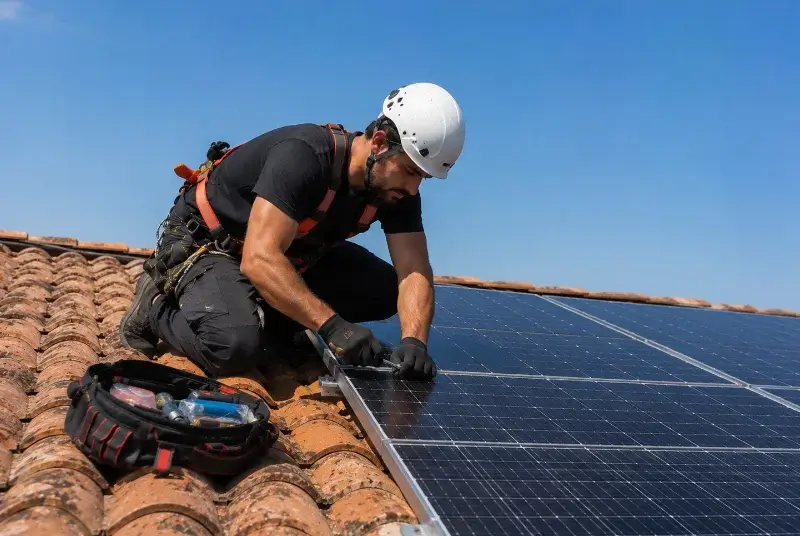Maintenance et monitoring de panneaux solaires à Haegen